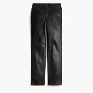 J.Crew Women’s Straight Leg Faux Leather Pants Full Length BU809 Size 30 New
